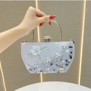 New cross-border princess party bag silver Color