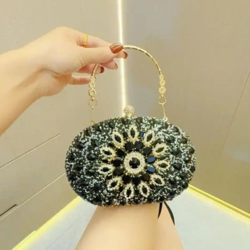 Oval sunflower full stone party bags - Image 2