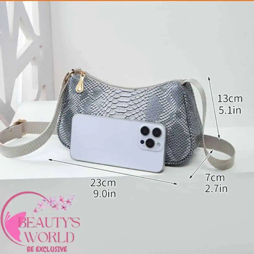 Snake pattern cross-border shoulder bag - Image 3