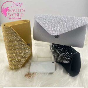 Mini stone party clutch