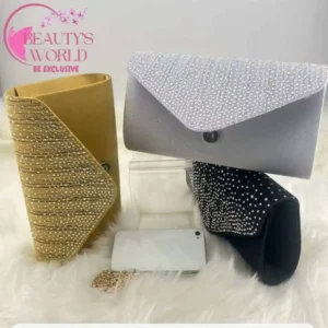 Mini stone party clutch