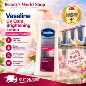Vaseline Healthy Bright UV Extra Brightening Body Lotion for Smooth and Brighter-Looking Skin