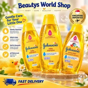 Johnson’s Baby Shampoo 200ml Gentle No More Tears Baby Hair Shampoo