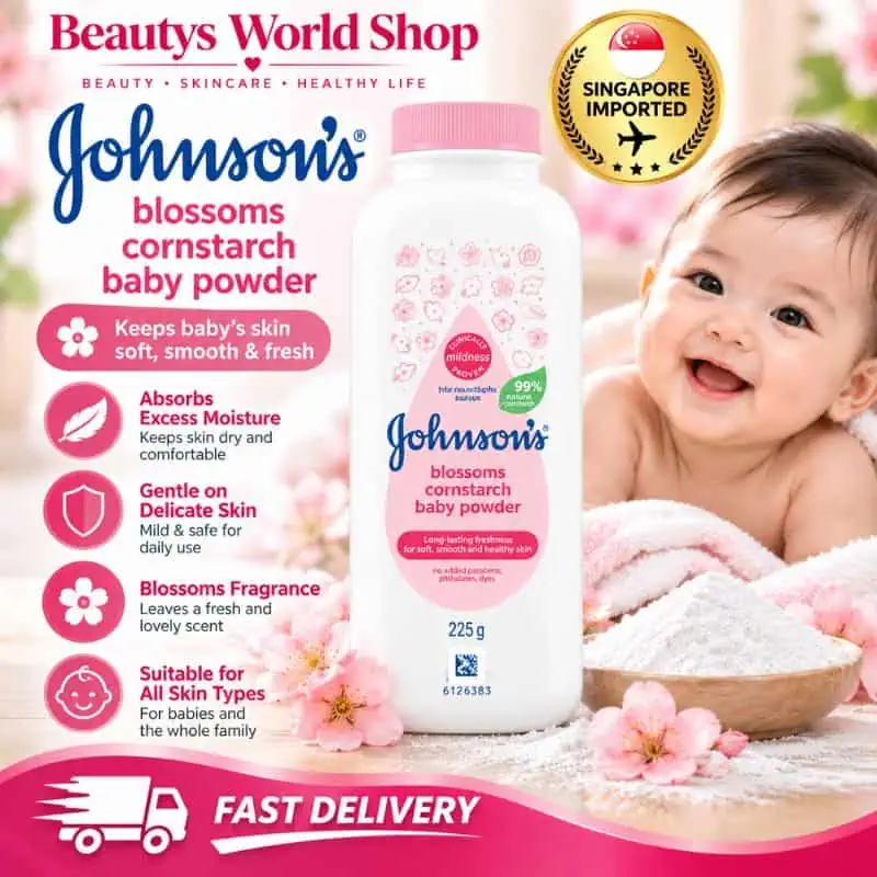 Johnson's Baby Powder Blossoms 200g – জনসনস ব্লসমস বেবি পাউডার