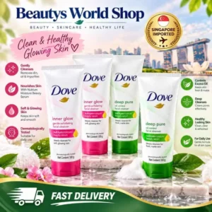 Dove Face Wash and Cleanser 100g Gentle Daily Facial Cleansing Product