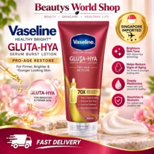 Vaseline Healthy Bright Gluta Hya Serum Burst Lotion Pro-Age Restore 300 Ml