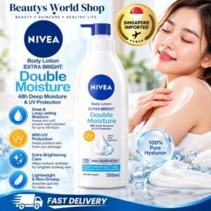 Nivea Extra Bright Double Moisture Body Lotion 350ml – নিভিয়া এক্সট্রা ব্রাইট বডি লোশন